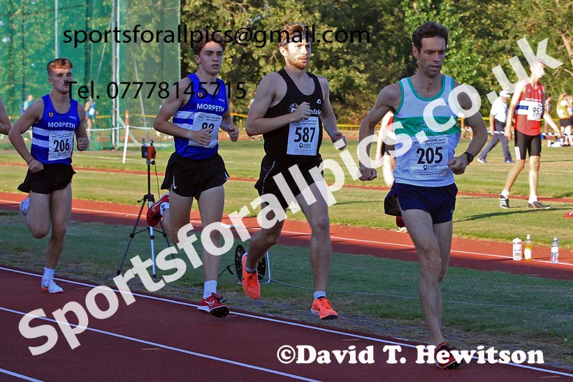 3000 metres, 2022 NEGP Monkton No. 6, Wednesday, Aug. 10th. Photo: David T. Hewitson/Sports for All Pics